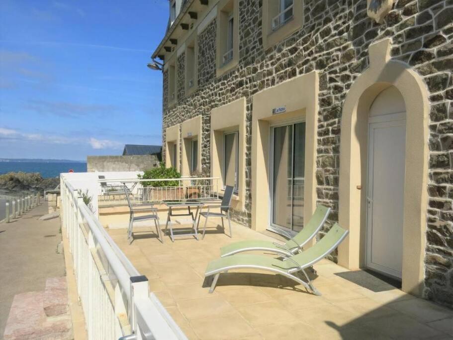 Appart' Avec Grande Terrasse Vue Mer -50M Plage Et Du Sentier De Randonnee Planguenoual Exterior photo